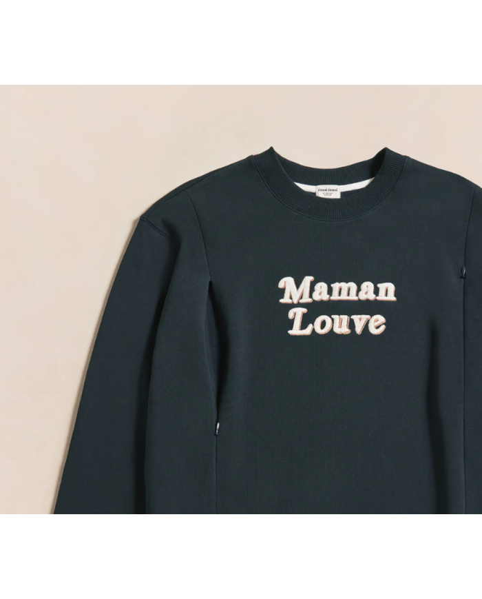 EMOI EMOI - Sweat d'allaitement - Maman Louve EMOI EMOI - Sweat d'allaitement - Maman Louve