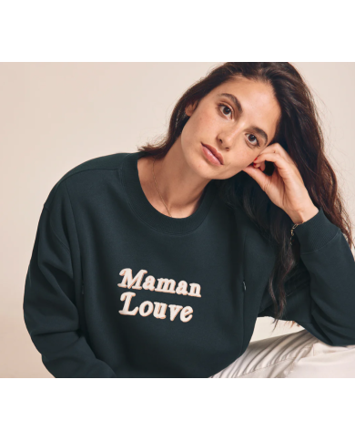 EMOI EMOI - Sweat d'allaitement - Maman Louve EMOI EMOI - Sweat d'allaitement - Maman Louve