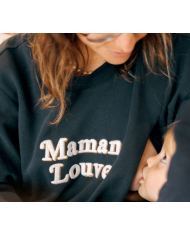 EMOI EMOI - Sweat d'allaitement - Maman Louve EMOI EMOI - Sweat d'allaitement - Maman Louve