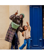 MELLIPOU - Sac banane à langer mixte Dua - Verte MELLIPOU - Sac banane à langer mixte Dua - Verte