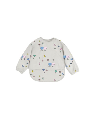 THE COTTON CLOUD - Bavette à manches longues - Motif au choix THE COTTON CLOUD - Bavette à manches longues - Motif au choix