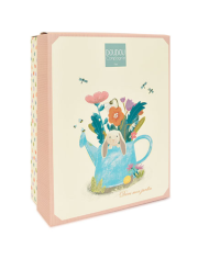 DOUDOU ET COMPAGNIE - Doudou plat rose - LAPIN CIBOULETTE