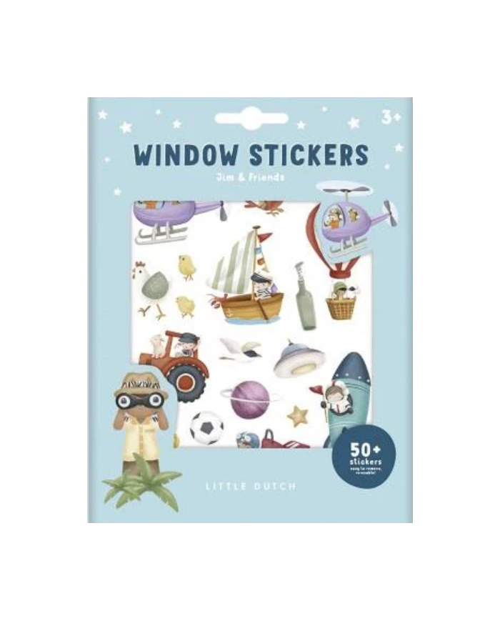LITTLE DUTCH - Window Stickers - Jim & Friends