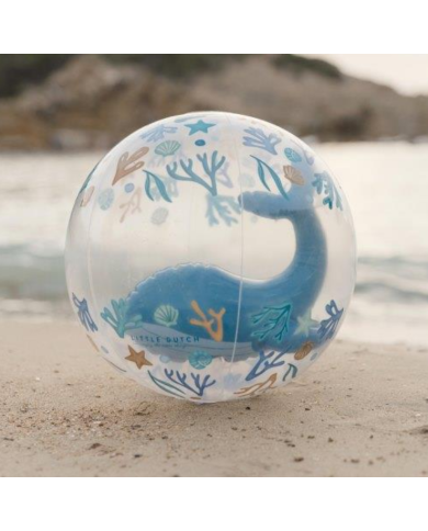 LITTLE DUTCH - Ballon de Plage - Ocean Dreams Bleu