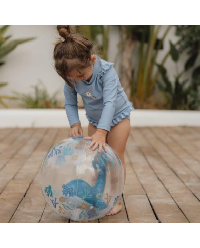 LITTLE DUTCH - Ballon de Plage - Ocean Dreams Bleu