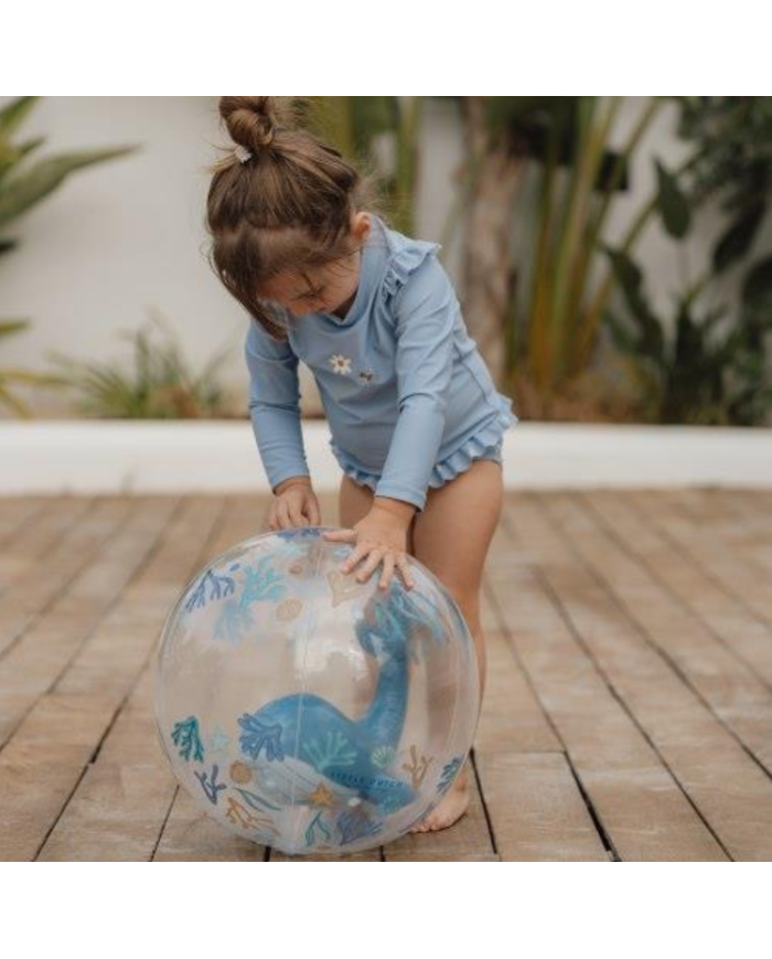 LITTLE DUTCH - Ballon de Plage - Ocean Dreams Bleu