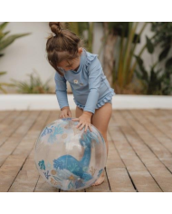 LITTLE DUTCH - Ballon de Plage - Ocean Dreams Bleu
