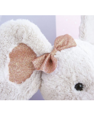 HISTOIRE D'OURS - Souris rose - 25cm