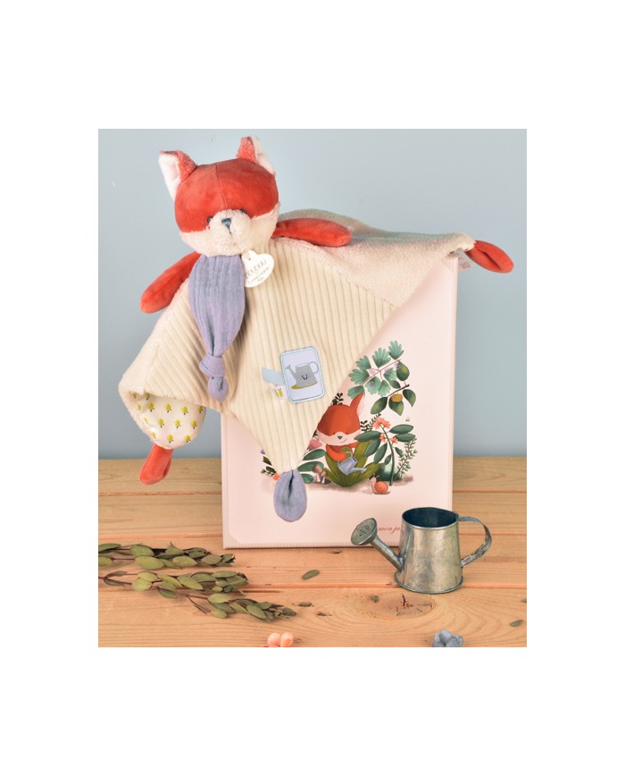 DOUDOU ET COMPAGNIE - Doudou plat - RENARD ROMARIN DOUDOU ET COMPAGNIE - Doudou plat - RENARD ROMARIN