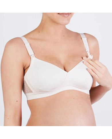CACHE COEUR - Soutien gorge de grossesse et allaitement Blush - SERENA