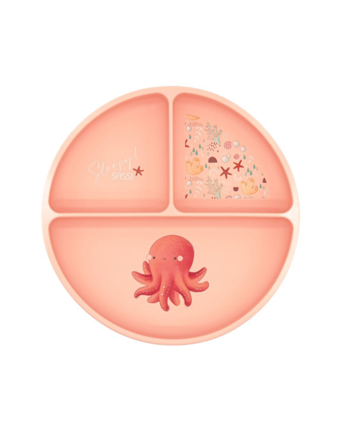 SASSI - Assiette à compartiments et ventouse