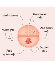 SASSI - Assiette à compartiments et ventouse