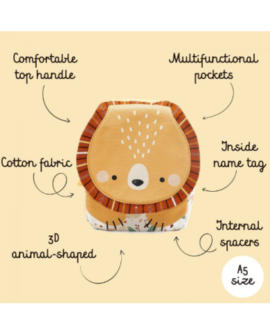 SASSI - Mini sac à dos - Chompy le lion