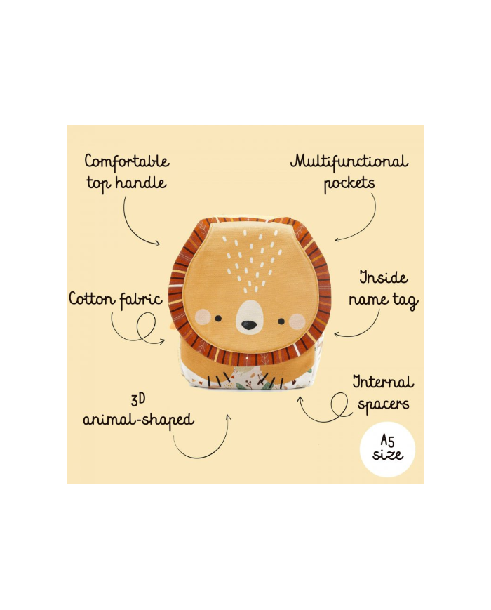 SASSI - Mini sac à dos - Chompy le lion