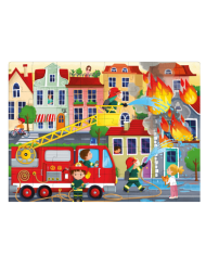 SASSI - Coffret puzzle pompiers SASSI - Coffret puzzle pompiers