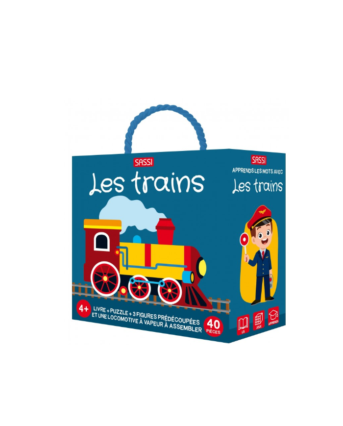 SASSI - Coffret puzzle trains SASSI - Coffret puzzle trains