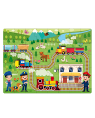 SASSI - Coffret puzzle trains SASSI - Coffret puzzle trains