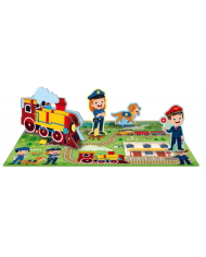 SASSI - Coffret puzzle trains SASSI - Coffret puzzle trains