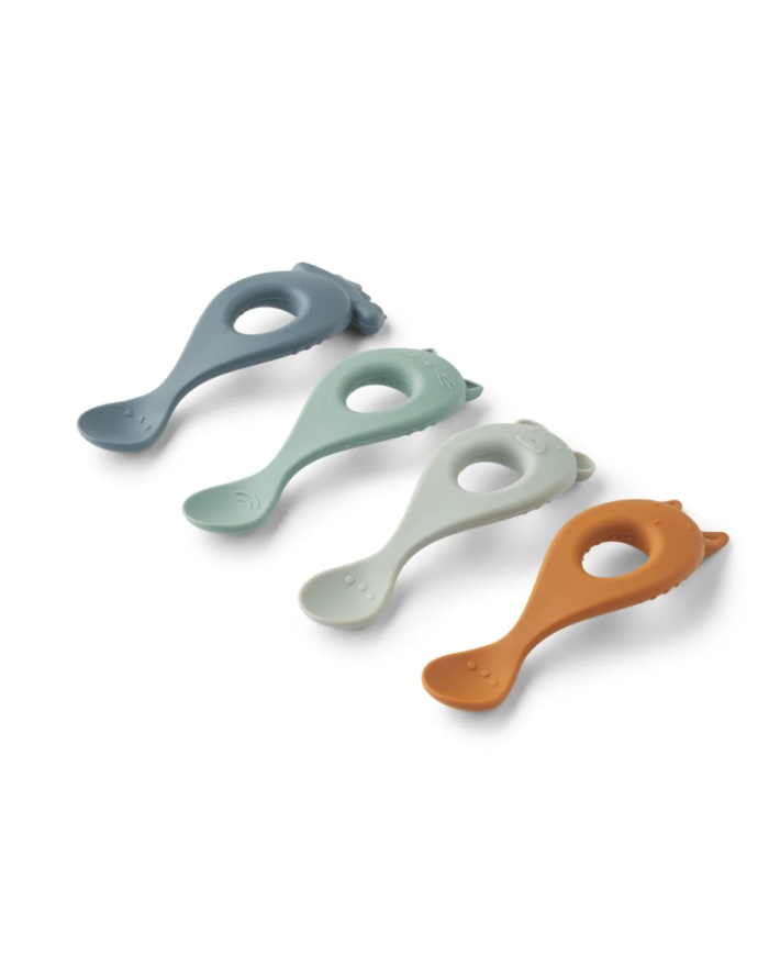 LIEWOOD - Set de cuillères en silicone - LIVA