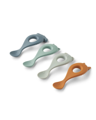 LIEWOOD - Set de cuillères en silicone - LIVA