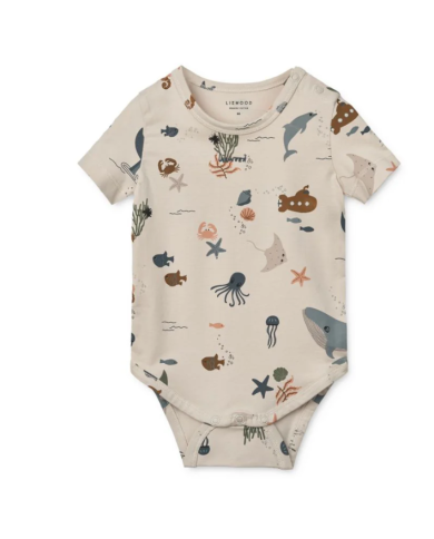 LIEWOOD - Body manches courtes - Sea creature