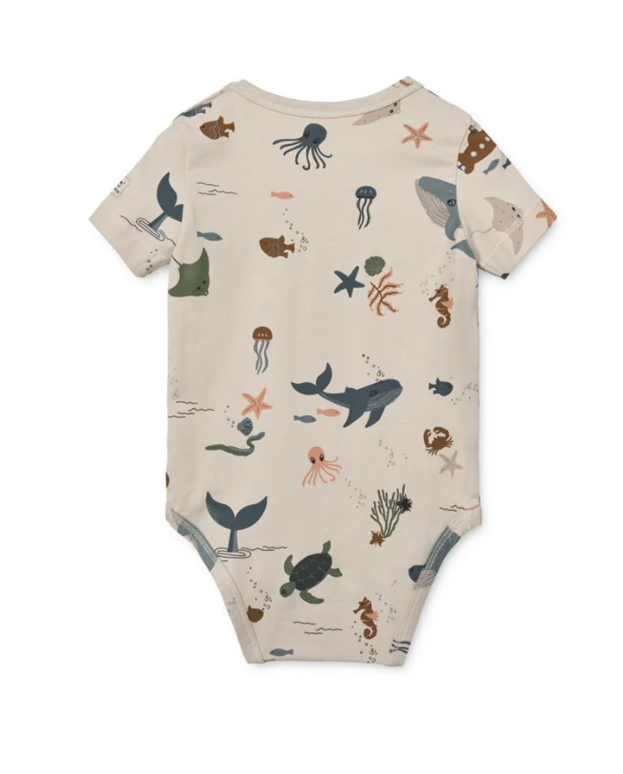 LIEWOOD - Body manches courtes - Sea creature