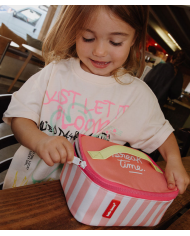 HELLO HOSSY - Boite Isotherme - Pink Stripes HELLO HOSSY - Boite Isotherme - Pink Stripes