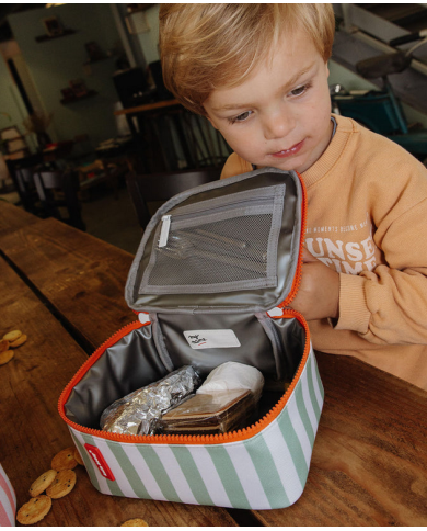 HELLO HOSSY - Boite Isotherme - Green Stripes