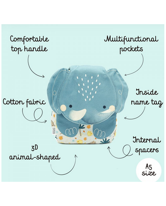 SASSI - Mini sac à dos - Chewy l'éléphant SASSI - Mini sac à dos - Chewy l'éléphant