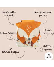 SASSI - Mini sac à dos - Crunchy le renard SASSI - Mini sac à dos - Crunchy le renard