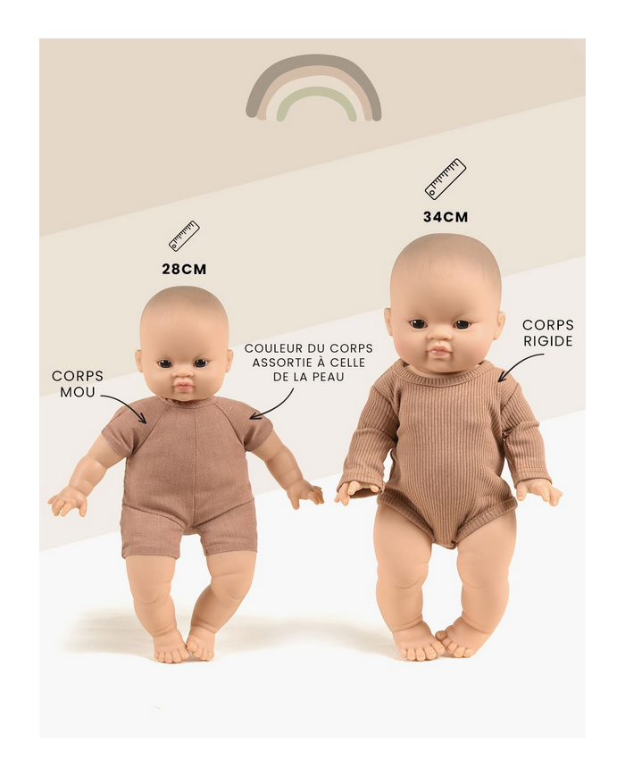 MINIKANE - MAÉ - Poupée Babies (dès 12 mois) MINIKANE - MAÉ - Poupée Babies (dès 12 mois)