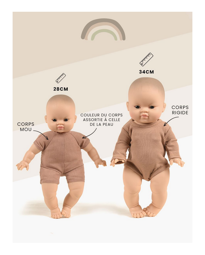 MINIKANE - LÉO - Poupée Babies (dès 12 mois) MINIKANE - LÉO - Poupée Babies (dès 12 mois)