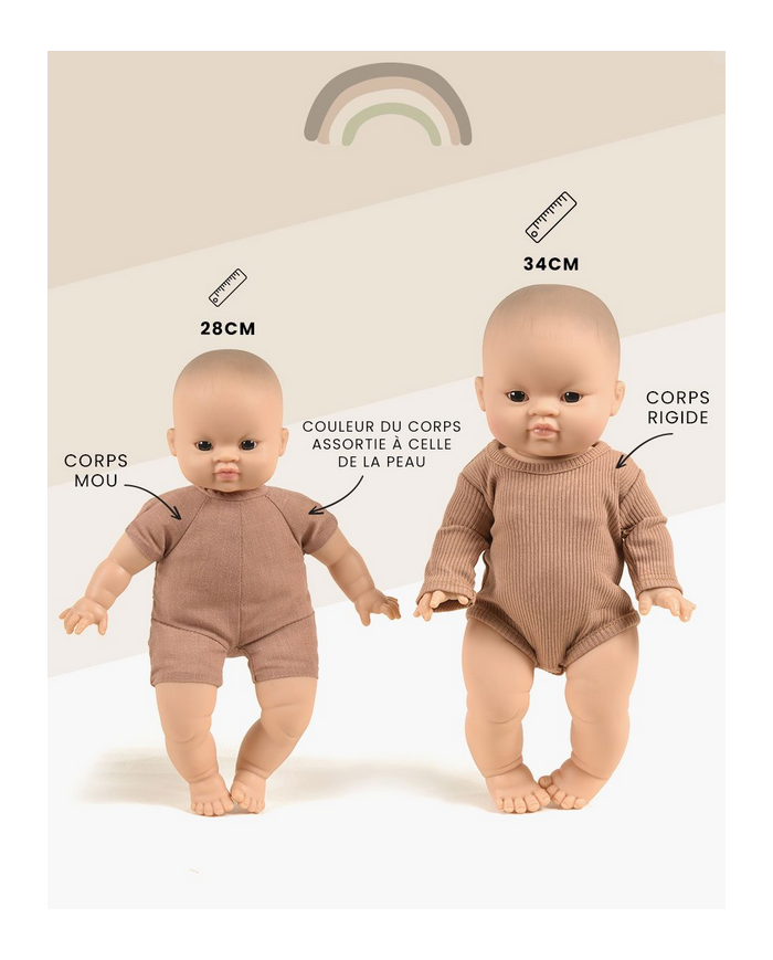 MINIKANE - GASPARD - Poupée Babies (dès 12 mois) MINIKANE - GASPARD - Poupée Babies (dès 12 mois)