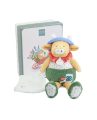 DOUDOU ET COMPAGNIE - Peluche vache avec doudou - VACHE ANETH DOUDOU ET COMPAGNIE - Peluche vache avec doudou - VACHE ANETH