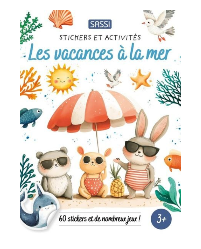 SASSI - Stickers et activités - Les vacances à la mer SASSI - Stickers et activités - Les vacances à la mer