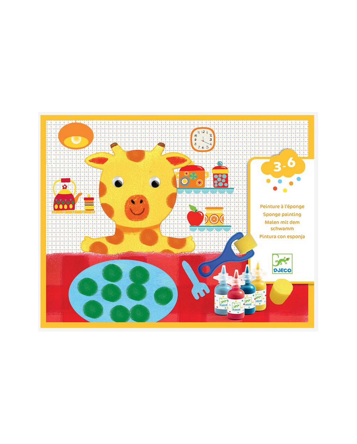 DJECO - Peinture à l'éponge - Les aventures des doudous DJECO - Peinture à l'éponge - Les aventures des doudous