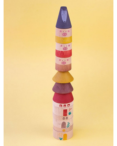 LONDJI - Stacking Game - My three little pigs
