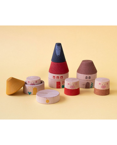 LONDJI - Stacking Game - My three little pigs