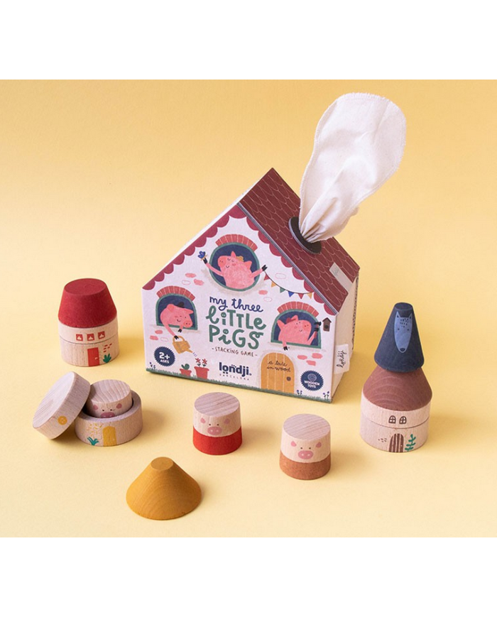 LONDJI - Stacking Game - My three little pigs