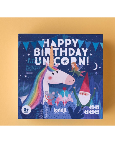 LONDJI - Puzzle - Happy Birthday Unicorn