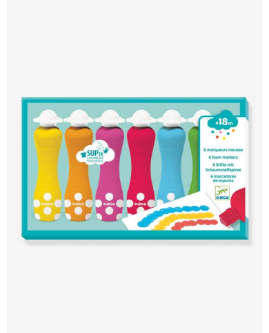 DJECO - Marqueurs Mousse DJECO - Marqueurs Mousse