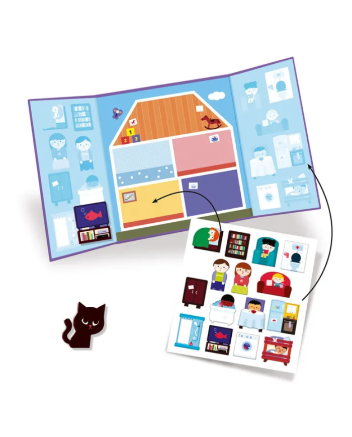 DJECO - Stickers repositionnables - La Maison