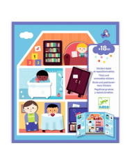 DJECO - Stickers repositionnables - La Maison