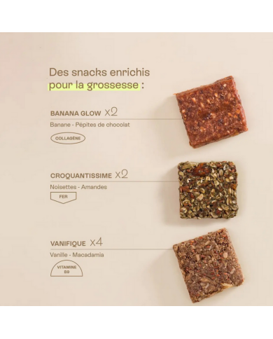 JOLLY MAMA - Lot de 8 Snacks Découverte - Grossesse