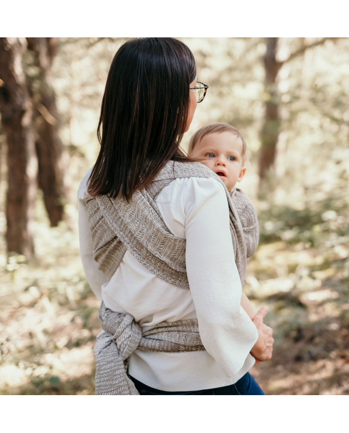 NEOBULLE - Écharpe SeaCell - Jungle Taupe / 4m60