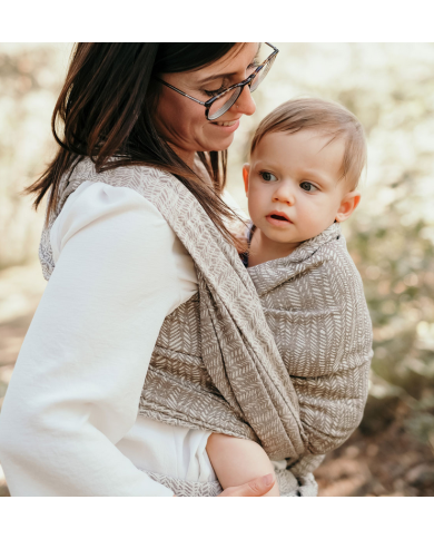 NEOBULLE - Écharpe SeaCell - Jungle Taupe / 4m60