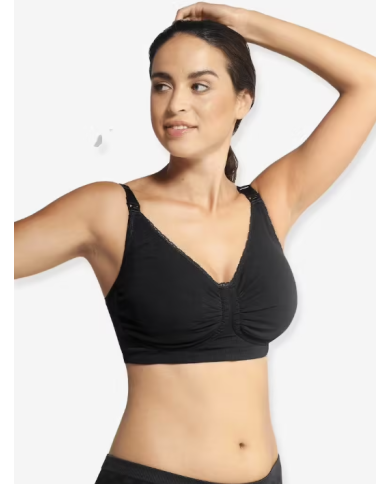 CARRIWELL - Soutien-gorge maternité et allaitement - Gel-Support - Noir