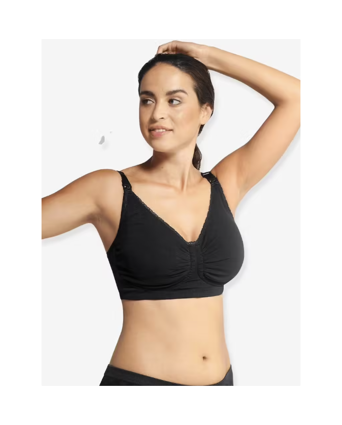 CARRIWELL - Soutien-gorge maternité et allaitement - Gel-Support - Noir