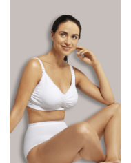 CARRIWELL - Soutien-gorge maternité et allaitement - Gel-Support - Blanc
