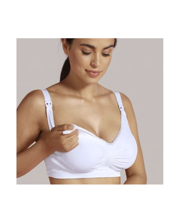 CARRIWELL - Soutien-gorge maternité et allaitement - Gel-Support - Blanc